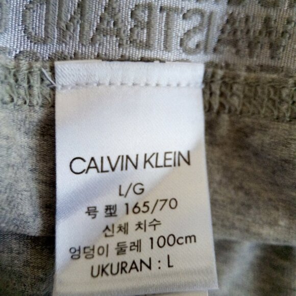 Calvin Klein Women’s Grey Bikini Panty – Thick Logo Waistband, Size L/G - Picture 10 of 13